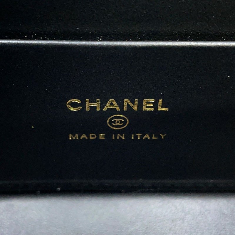 シャネル チェーンショルダーバッグ マトラッセ バニティ ココマーク キャビアスキン AP4385 CHANEL ヴァニティ 黒