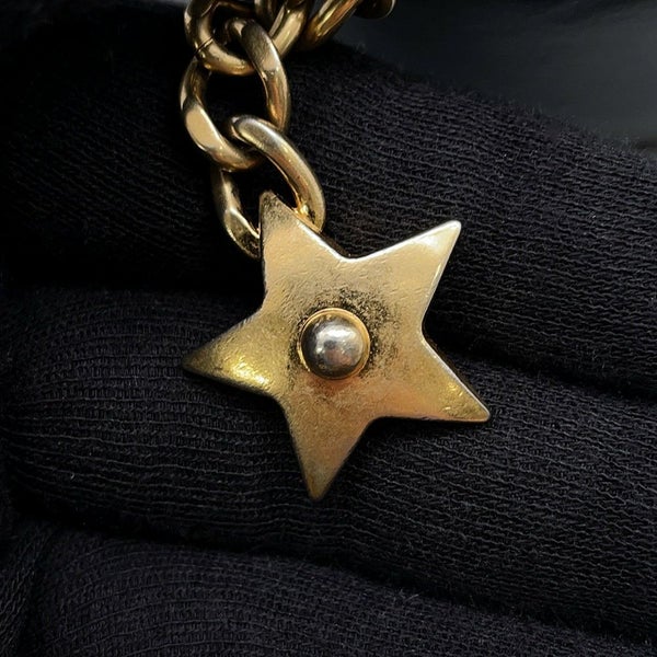 シャネル チェーンショルダーバッグ ラウンド レザー A91946 CHANEL バッグ 黒