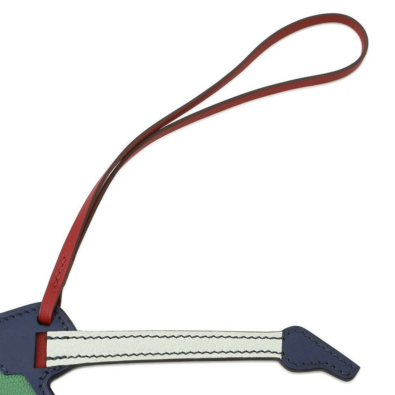 エルメス ロックチャーム ブルーサフィール/バンブー/ヴェールフィズ/ルージュピマン/シルバー金具 タデラクト/タデラクト/シャムキラ B刻印