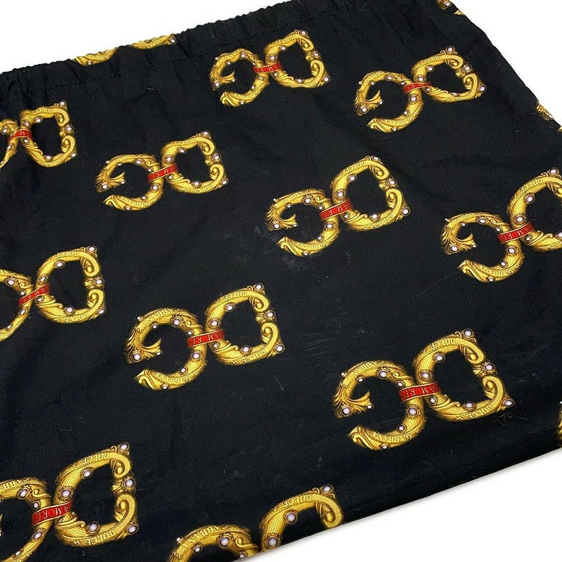 ドルチェ＆ガッバーナ ハンドバッグ DG アモーレ カーフレザー DOLCE&GABBANA 2way 黒