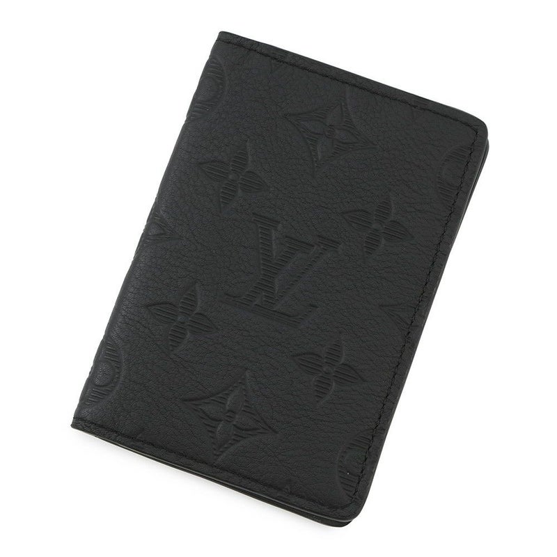 ルイヴィトン カードケース モノグラム・トリヨン オーガナイザー・ドゥ ポッシュ M69044 メンズ 名刺入れ パスケース 黒 ブラック