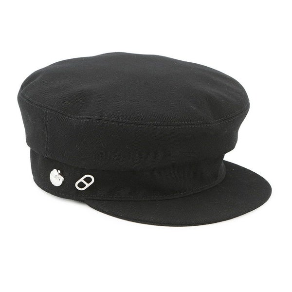 エルメス キャスケット ジュリエッタ・シーシェル コットン レディースサイズ57 HERMES 黒