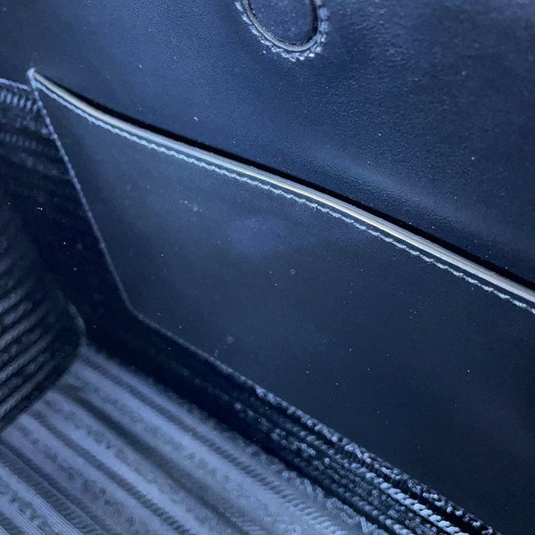 プラダ トートバッグ サフィアーノレザー 1BA227 PRADA 2way 黒