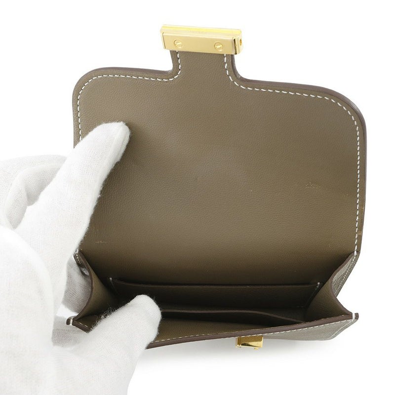 エルメス 財布 コンスタンス スリム エトゥープ/ゴールド金具 エプソン B刻印 HERMES 財布