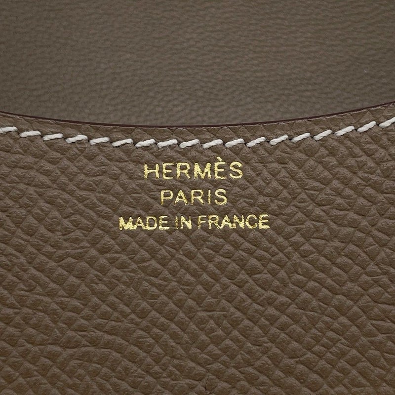 エルメス 財布 コンスタンス スリム エトゥープ/ゴールド金具 エプソン B刻印 HERMES 財布