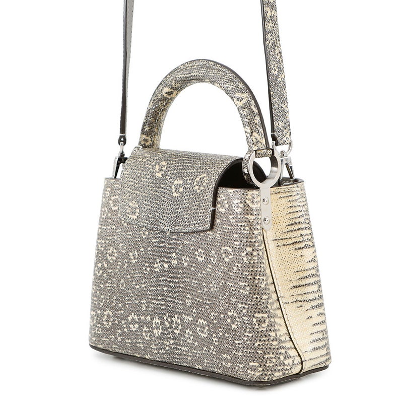 ルイヴィトン ハンドバッグ リザード カプシーヌ MINI N92997 LOUIS VUITTON ヴィトン バッグ 2way ショルダーバッグ