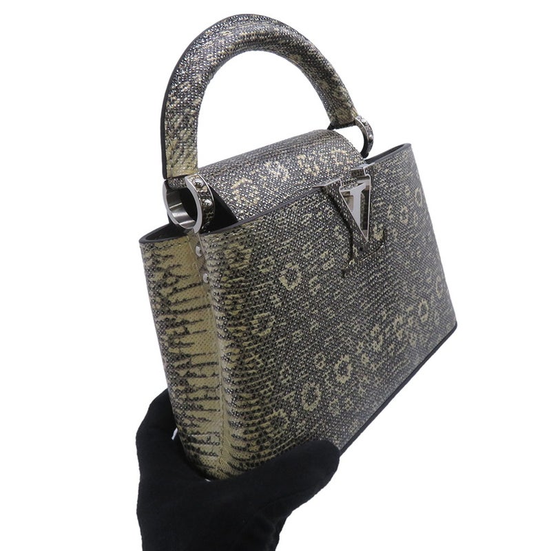 ルイヴィトン ハンドバッグ リザード カプシーヌ MINI N92997 LOUIS VUITTON ヴィトン バッグ 2way ショルダーバッグ