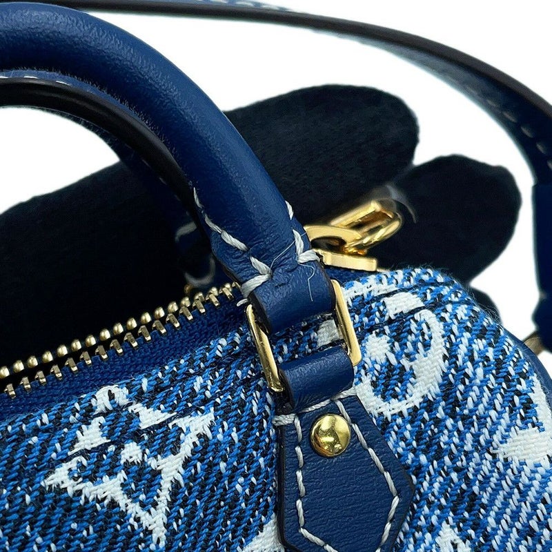 ルイヴィトン バッグチャーム モノグラム・デニム ビジューサック・マイクロ スピーディ M00546 キーホルダー