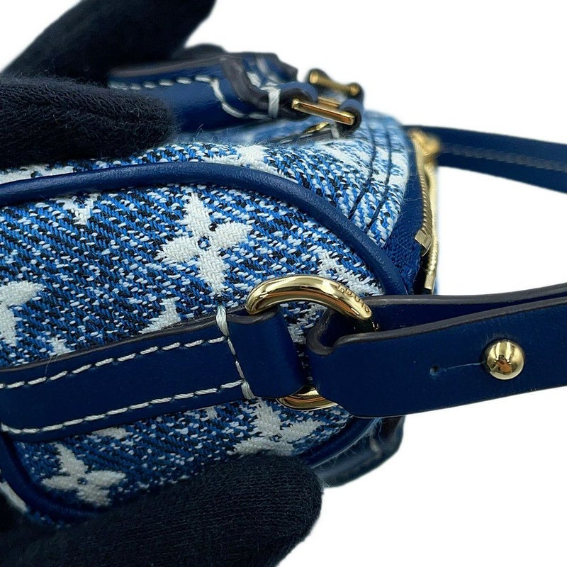 ルイヴィトン バッグチャーム モノグラム・デニム ビジューサック・マイクロ スピーディ M00546 キーホルダー