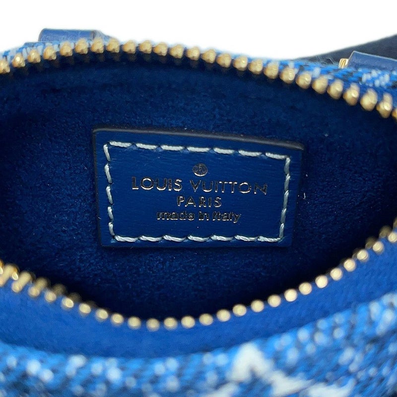 ルイヴィトン バッグチャーム モノグラム・デニム ビジューサック・マイクロ スピーディ M00546 キーホルダー