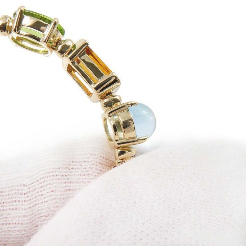 ブルガリ ブレスレット アレグラ ダイヤモンド/マルチストーン K18YGイエローゴールド BVLGARI ジュエリー