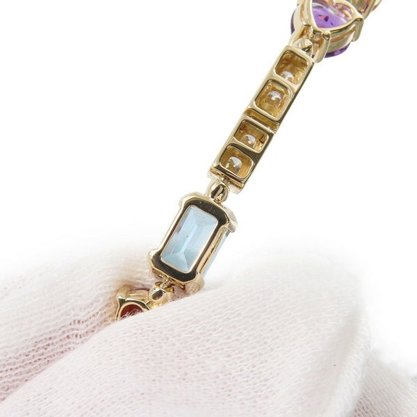 ブルガリ ブレスレット アレグラ ダイヤモンド/マルチストーン K18YGイエローゴールド BVLGARI ジュエリー