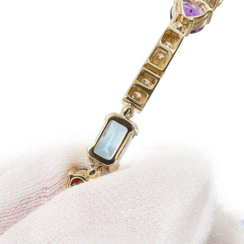 ブルガリ ブレスレット アレグラ ダイヤモンド/マルチストーン K18YGイエローゴールド BVLGARI ジュエリー