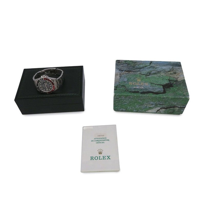 ロレックス GMTマスター2 デイト T番 16710 ROLEX 腕時計 ウォッチ ブラック文字盤