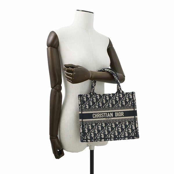 クリスチャン・ディオール トートバッグ オブリーク ブックトート スモール キャンバス M1265ZRIW トロッター