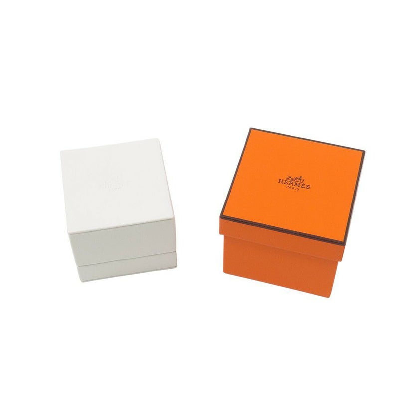 エルメス リング アルバーティン シェーヌダンクル ダブル ブラックパール/ダイヤモンド K18PGピンクゴールド サイズ51 指輪