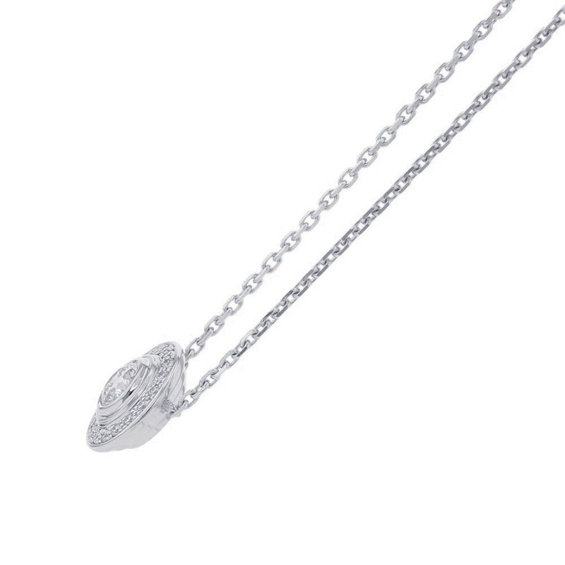 カルティエ ネックレス ダムール ネックレス ダイヤモンド 中石0.19ct K18WGホワイトゴールド N7406700 ペンダント GIA鑑定書付き