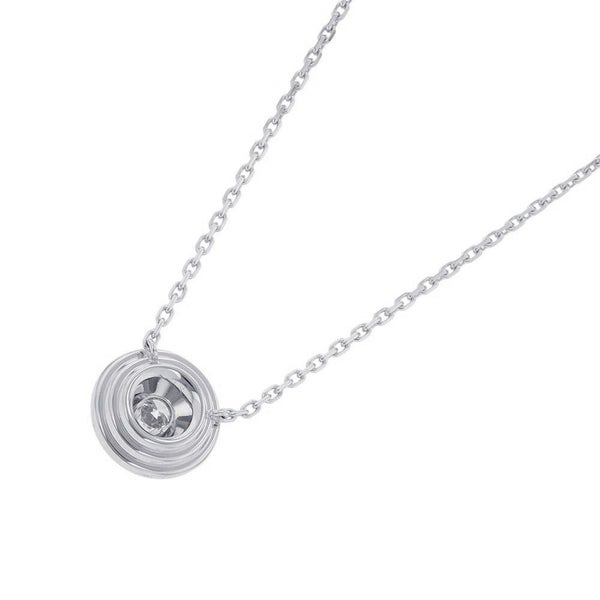 カルティエ ネックレス ダムール ネックレス ダイヤモンド 中石0.19ct K18WGホワイトゴールド N7406700 ペンダント GIA鑑定書付き