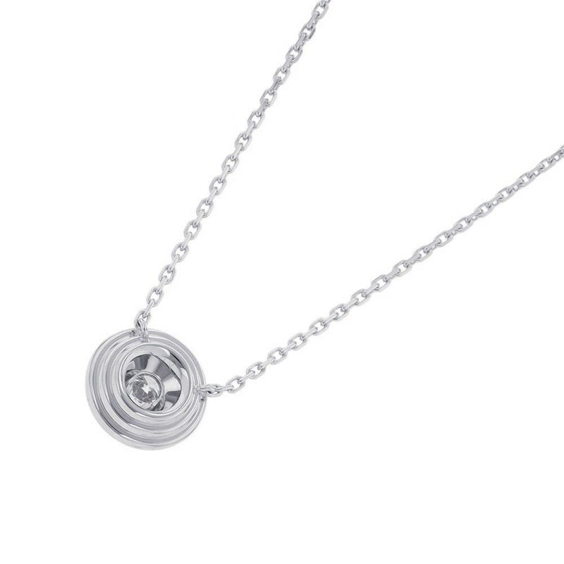 カルティエ ネックレス ダムール ネックレス ダイヤモンド 中石0.19ct K18WGホワイトゴールド N7406700 ペンダント GIA鑑定書付き