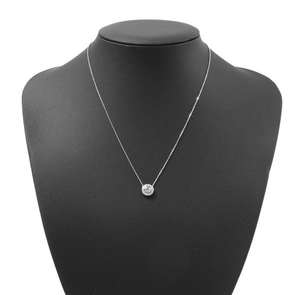 カルティエ ネックレス ダムール ネックレス ダイヤモンド 中石0.19ct K18WGホワイトゴールド N7406700 ペンダント GIA鑑定書付き