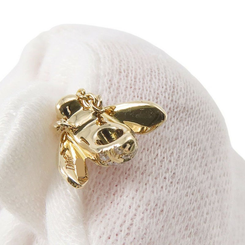 クリスチャン・ディオール ネックレス ローズ・ディオール・プレ・カトラン ビー ダイヤモンド K18YG JROC95048 蜂