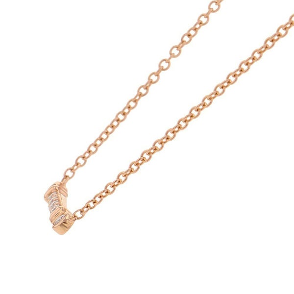 ティファニー ネックレス フルール ド リス ステム ダイヤモンド 6P K18PGピンクゴールド Tiffany&Co. ペンダント