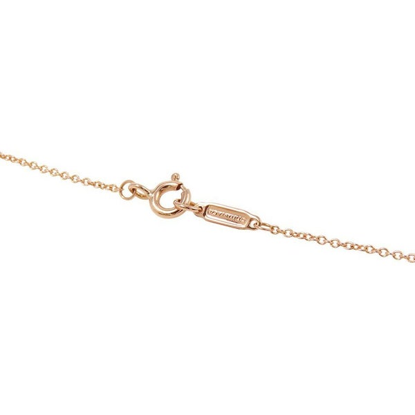 ティファニー ネックレス フルール ド リス ステム ダイヤモンド 6P K18PGピンクゴールド Tiffany&Co. ペンダント