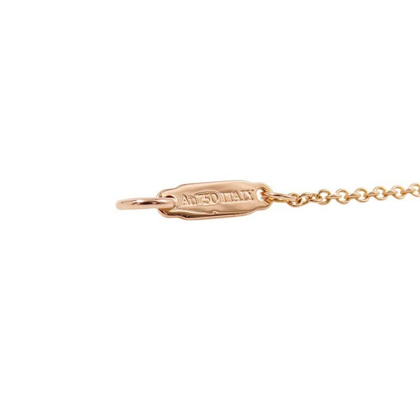 ティファニー ネックレス フルール ド リス ステム ダイヤモンド 6P K18PGピンクゴールド Tiffany&Co. ペンダント