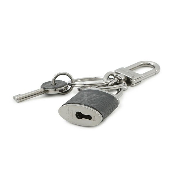 ルイヴィトン キーホルダー モノグラム・エクリプス ポルトクレ・パドロック＆キー M61951 LOUIS VUITTON 黒 ブラック