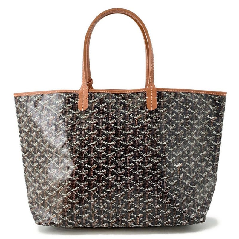 ゴヤール トートバッグ サンルイPM PVC/レザー STLOUIPMLTY01CL03P GOYARD ポーチ付き 黒