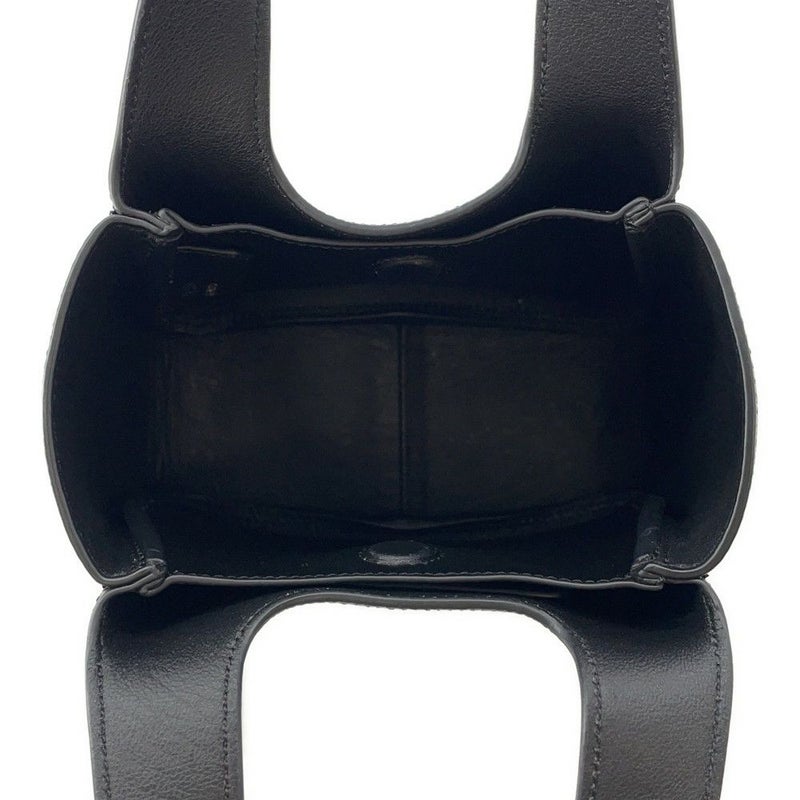 プラダ ハンドバッグ ロゴ ミニバッグ レザー 1BA349 PRADA 黒