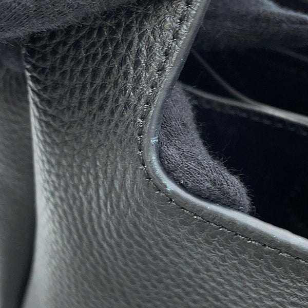 プラダ ハンドバッグ ロゴ ミニバッグ レザー 1BA349 PRADA 黒