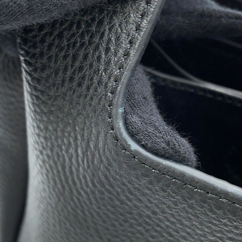 プラダ ハンドバッグ ロゴ ミニバッグ レザー 1BA349 PRADA 黒