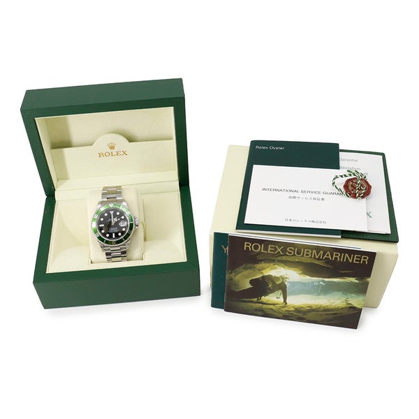 ロレックス サブマリーナ デイト F番 16610LV ROLEX 腕時計 ウォッチ 黒文字盤