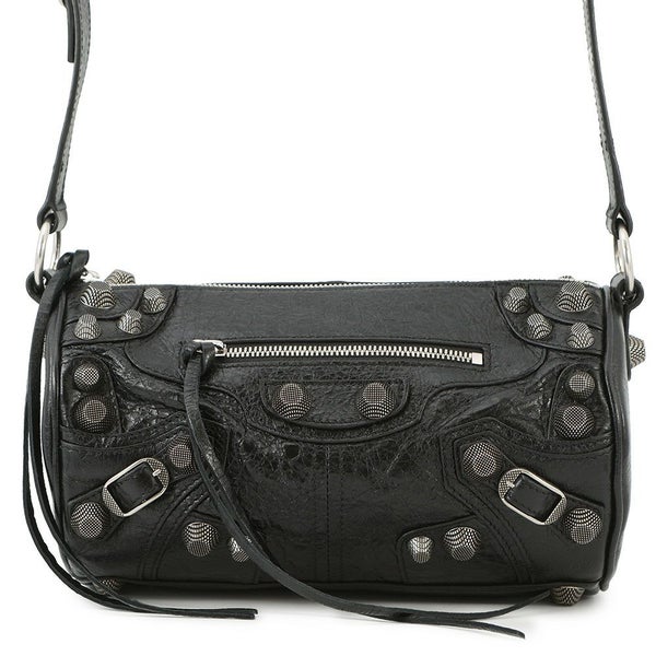バレンシアガ ショルダーバッグ ル カゴール シリンダー レザー 771716 BALENCIAGA バッグ 黒