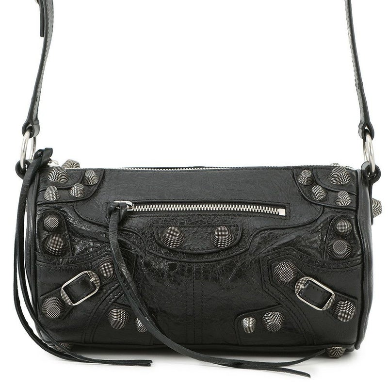 バレンシアガ ショルダーバッグ ル カゴール シリンダー レザー 771716 BALENCIAGA バッグ 黒