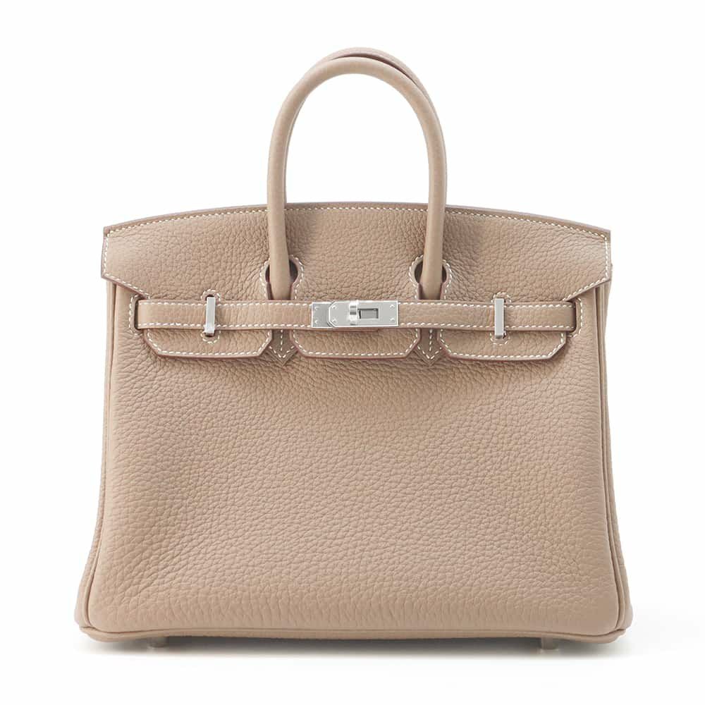 25 bag Birkin Hermes シルバー金具 エトゥープ Birkin Etain L'ecrin | hardware Silver leather Togo パンツ