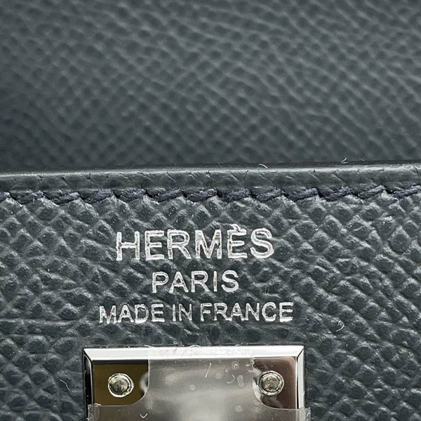 エルメス ハンドバッグ ケリー25 外縫い グリミスティ/シルバー金具 エプソン W刻印 2wayショルダー