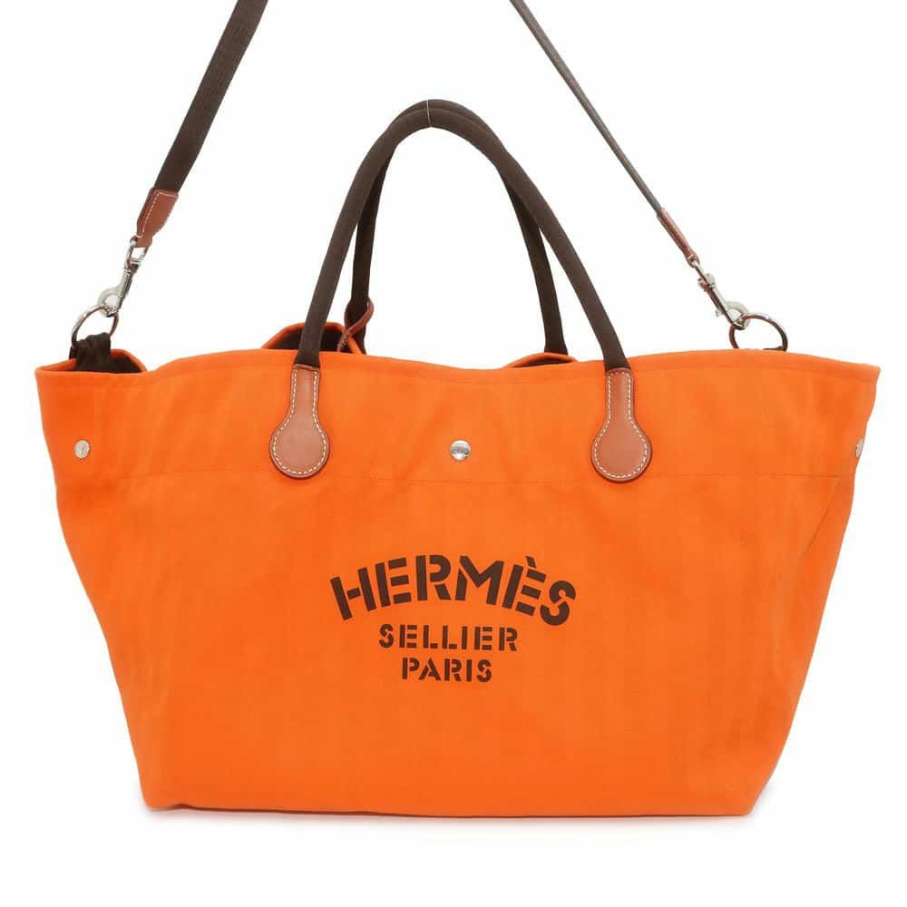 エルメストートバッグ エルメス トートバッグ フールトゥ キャバリエ キャンバス HERMES 2way