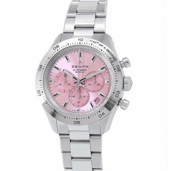 ゼニス クロノマスター スポーツ 限定500本 03.3109.3600/18.M3100 ZENITH ピンク文字盤