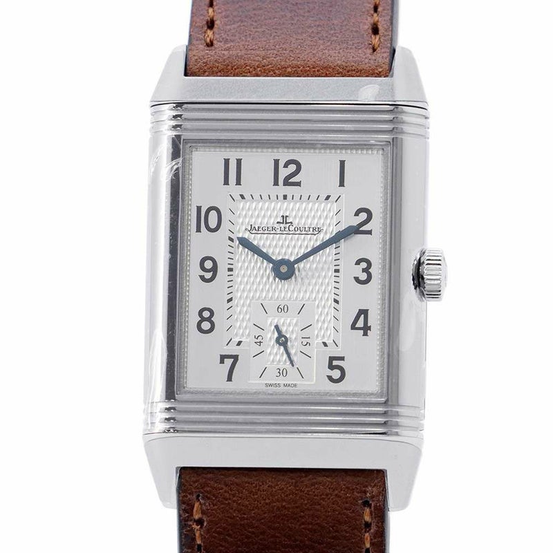 ジャガールクルト レベルソ クラシック デュオ スモールセコンド Q2458422 シルバー/ブラック文字盤