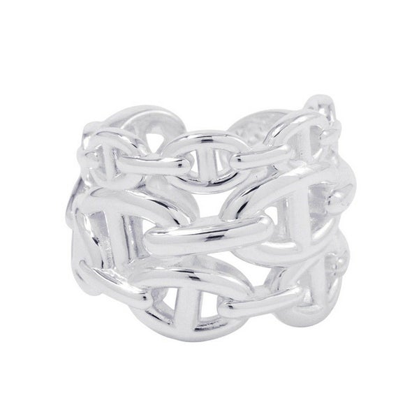 エルメス リング シェーヌダンクル アンシェネGM Enchainee SV925シルバー リングサイズ58 HERMES 指輪