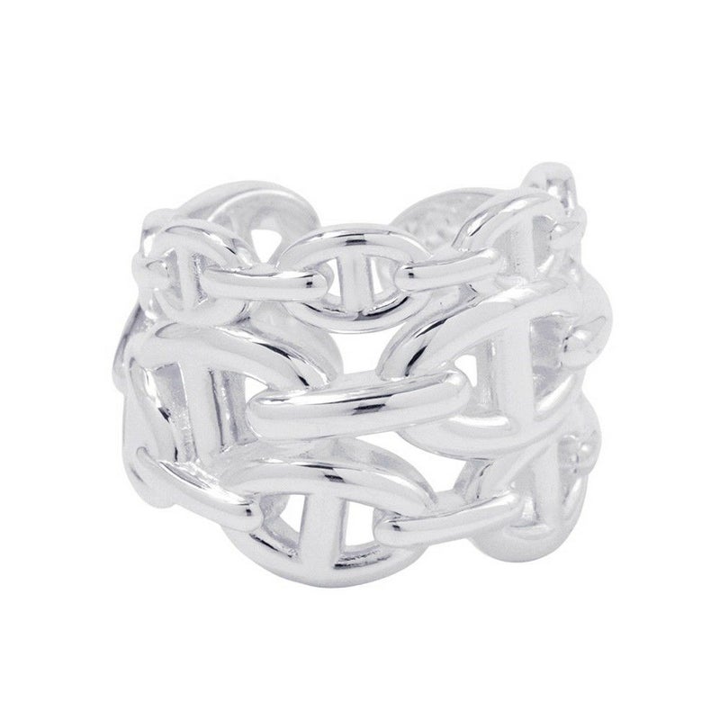 エルメス リング シェーヌダンクル アンシェネGM Enchainee SV925シルバー リングサイズ58 HERMES 指輪