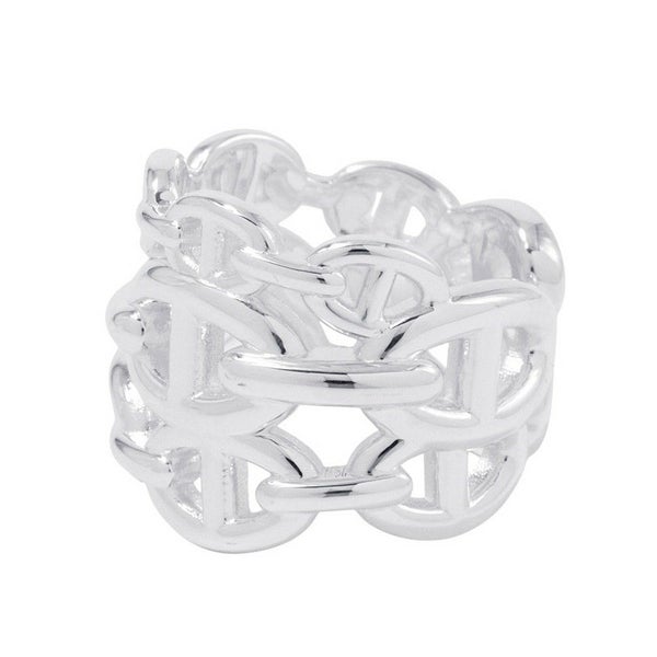 エルメス リング シェーヌダンクル アンシェネGM Enchainee SV925シルバー リングサイズ58 HERMES 指輪