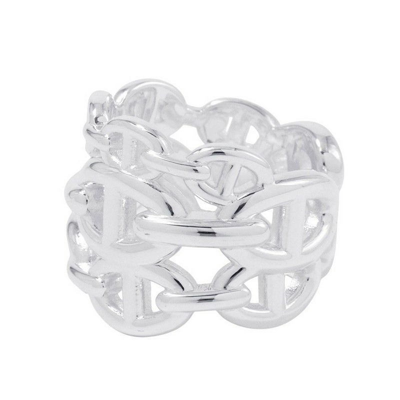 エルメス リング シェーヌダンクル アンシェネGM Enchainee SV925シルバー リングサイズ58 HERMES 指輪