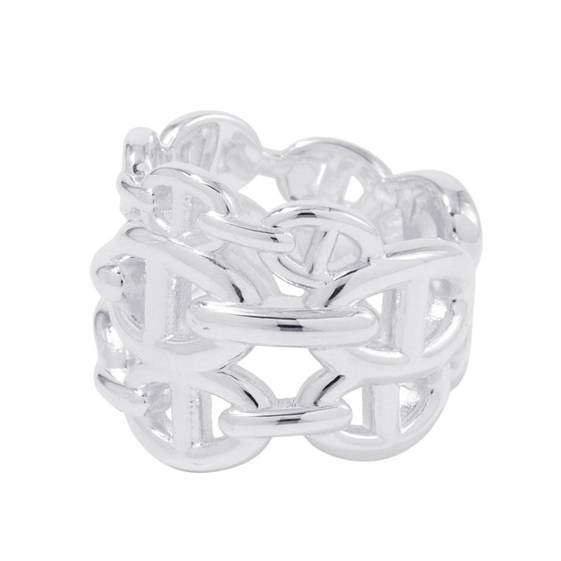 エルメス リング シェーヌダンクル アンシェネGM Enchainee SV925シルバー リングサイズ58 HERMES 指輪