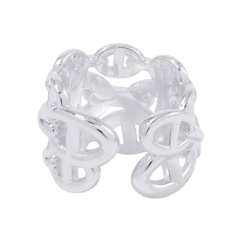 エルメス リング シェーヌダンクル アンシェネGM Enchainee SV925シルバー リングサイズ58 HERMES 指輪