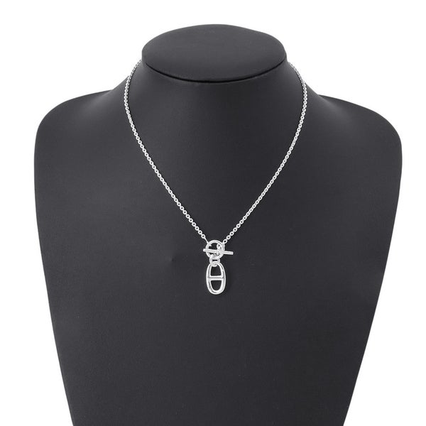 エルメス ネックレスシェーヌダンクル アミュレット SV925シルバー HERMES ジュエリー