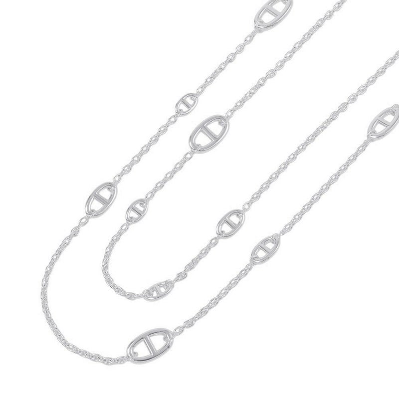 エルメス ネックレス シェーヌダンクル ファランドール SV925シルバー HERMES ロングネックレス ジュエリー