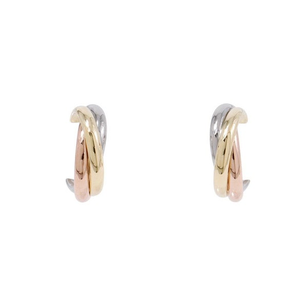 カルティエ ピアス トリニティ ミニモデル K18YG/K18PG/K18WG B8017100/B8301540 ジュエリー イヤリング